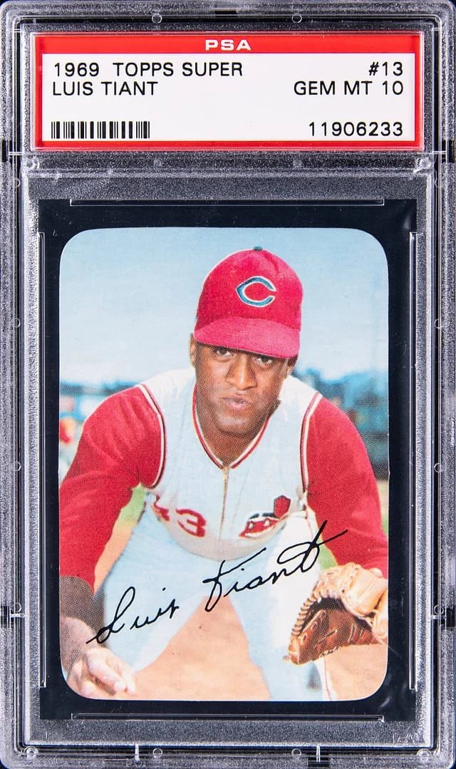 1969 Topps Super Luis Tiant #13 card image