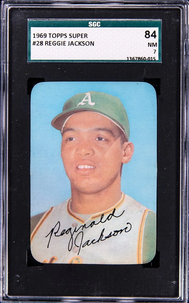 1969 Topps Super Reggie Jackson #28 card image