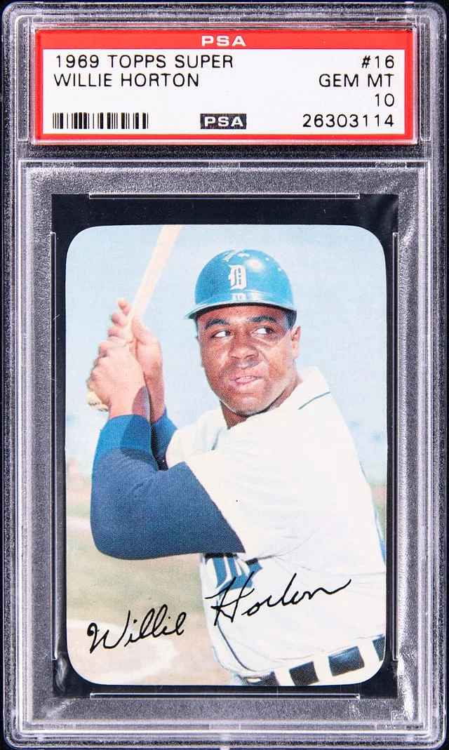 1969 Topps Super Willie Horton #16 card image
