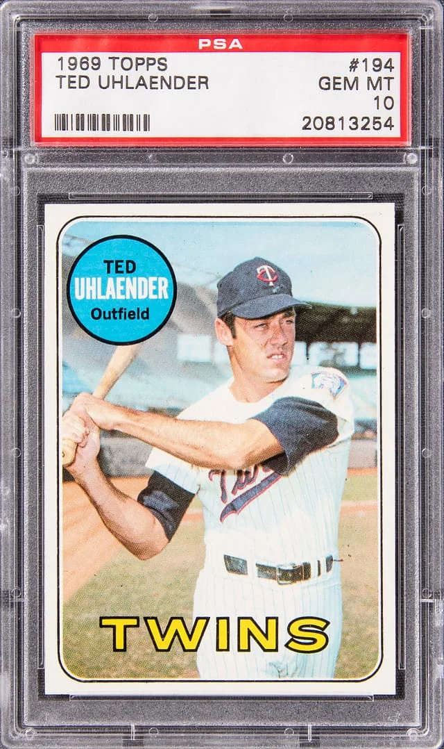 1969 Topps Ted Uhlaender #194 card image