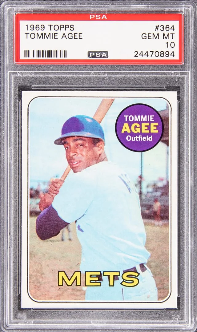 1969 Topps Tommie Agee #364 card image