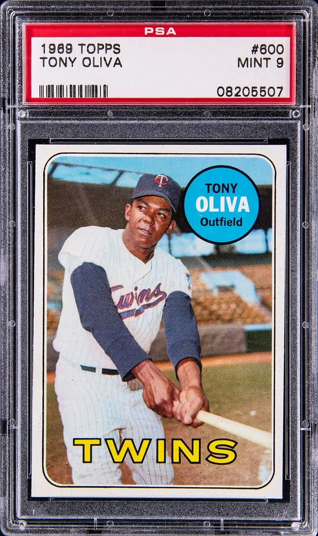 1969 Topps Tony Oliva #600 card image