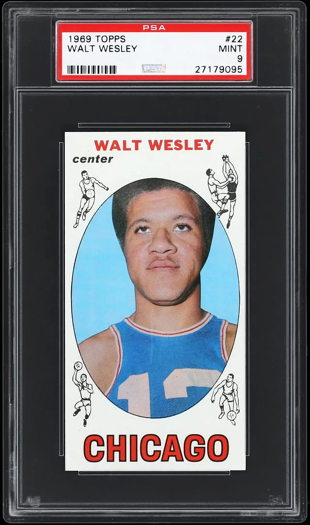 1969 Topps Walt Wesley #22 card image