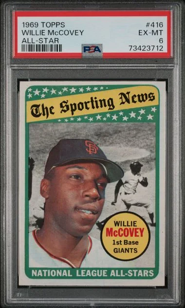 1969 Topps Willie McCovey All-Star #416 card image