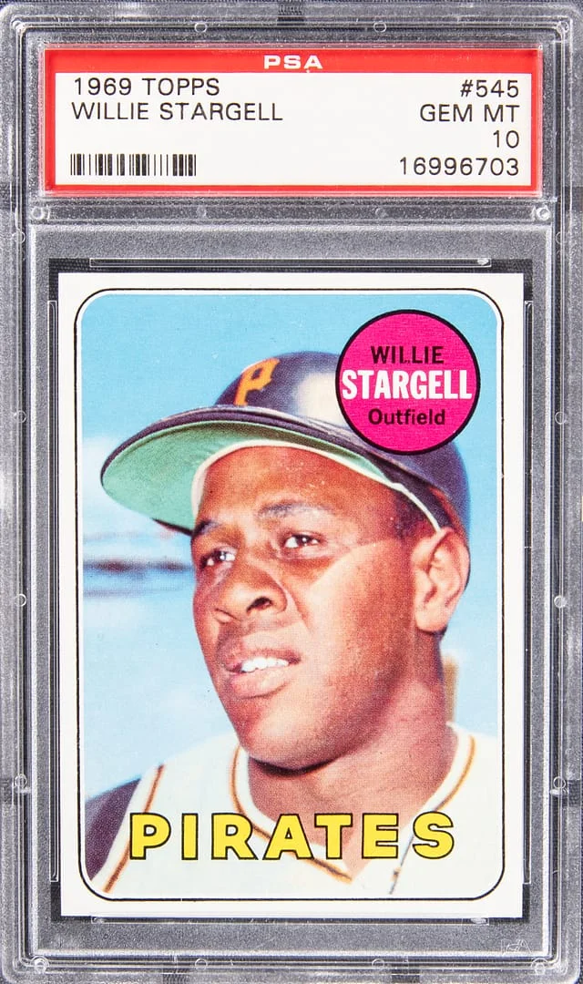 1969 Topps Willie Stargell #545 card image