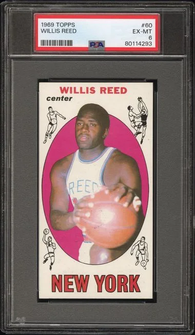 1969 Topps Willis Reed #60 card image
