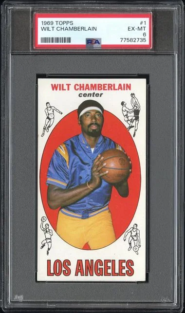 1969 Topps Wilt Chamberlain #1 card image