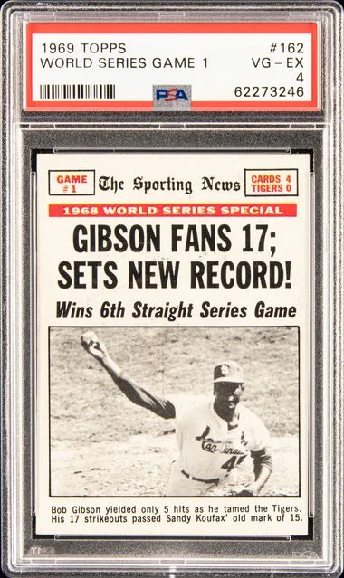1969 Topps World Series Game 1 #162 card image