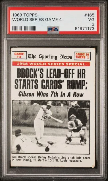 1969 Topps World Series Game 4 #165 card image