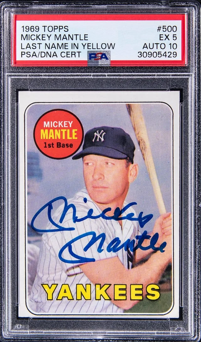 1969 Topps Yellow #500 card image