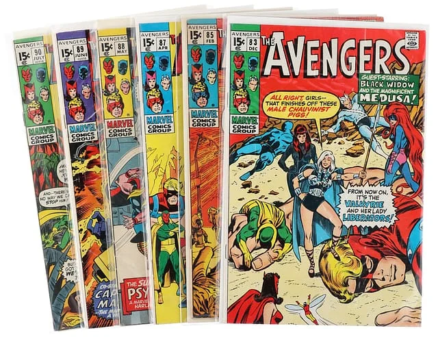 1970-71 Marvel) 6 Books - Raw - 1st Appearance of Valkyrie, 1st Team Appearance Lady Liberators, Appearance Squadron Supreme, Origin of Black Panther #1st card image