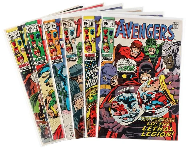 1970-71 Marvel) 6 Books - Raw - 1st Appearance, Origin of Red Wolf, 1st Appearance of Valkyrie, Team Appearance of Lady Liberators #1st card image