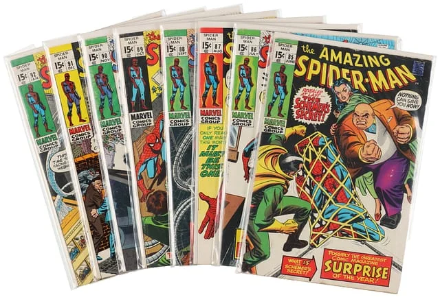 1970-71 Marvel) Books - Raw - Death of Captain George Stacy, Black Widow Dons New Costume #8 card image