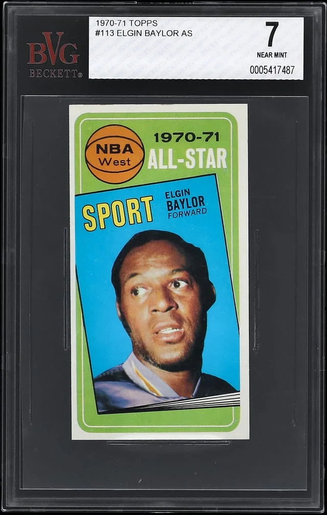 1970-71 Topps Elgin Baylor All-Star #113 card image