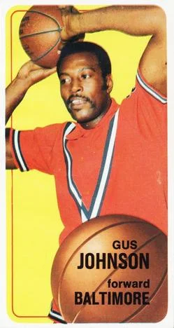 1970-71 Topps Gus Johnson #92 card image
