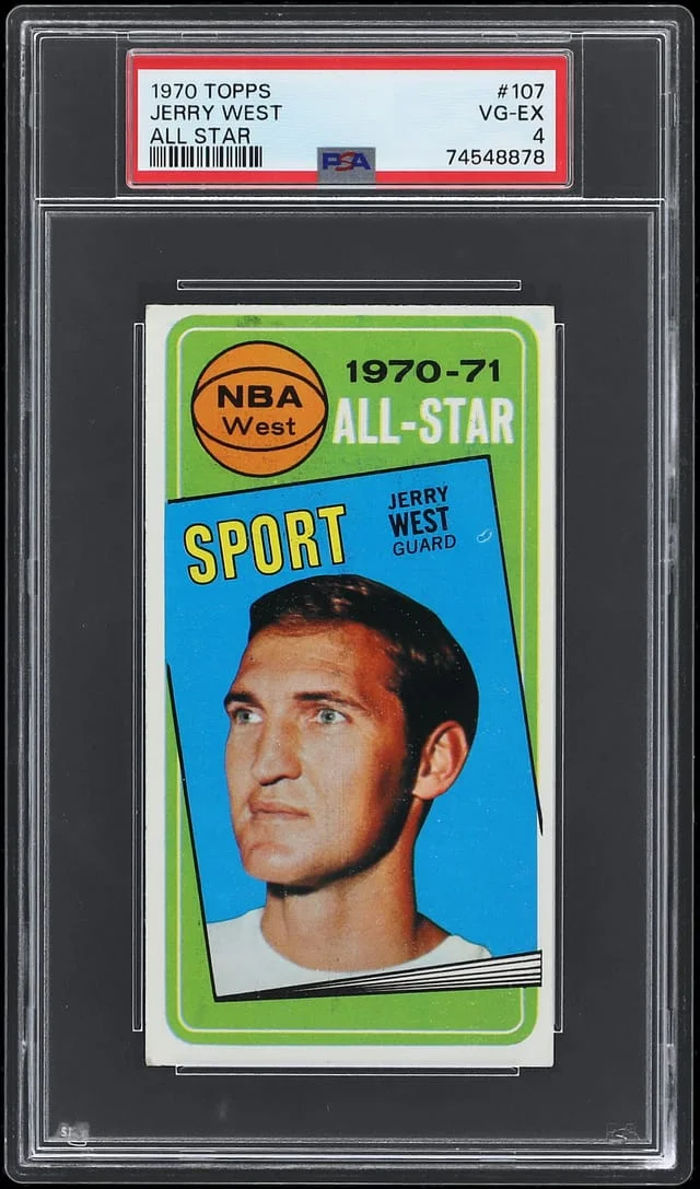 1970-71 Topps Jerry West All Star #107 card image