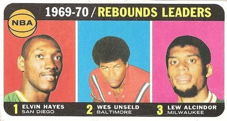 1970-71 Topps Kareem Abdul-Jabbar #5 card image