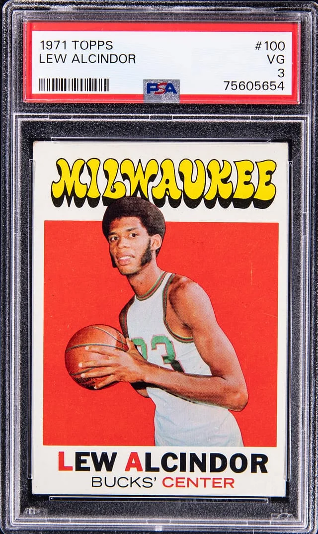 1970-71 Topps Lew Alcindor #100 card image