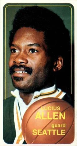 1970-71 Topps Lucius Allen #31 card image