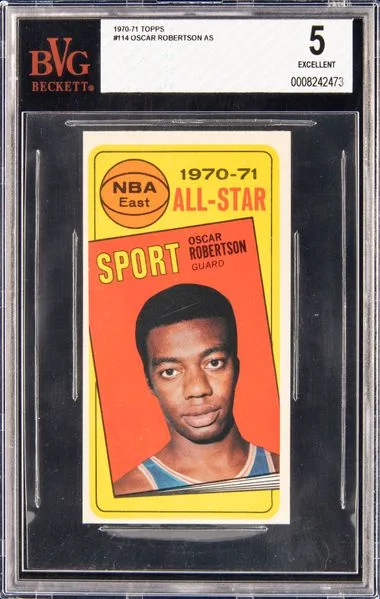1970-71 Topps Oscar Robertson All Star #114 card image