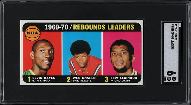1970-71 Topps Rebounding Leaders #5 card image