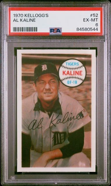 1970 Kellogg's Al Kaline #52 card image