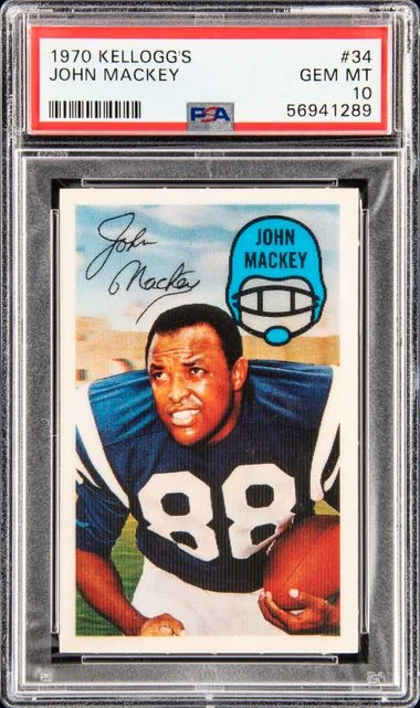 1970 Kellogg's John Mackey #34 card image