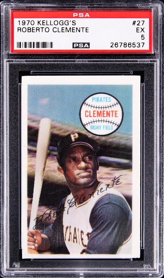 1970 Kellogg's Roberto Clemente #27 card image