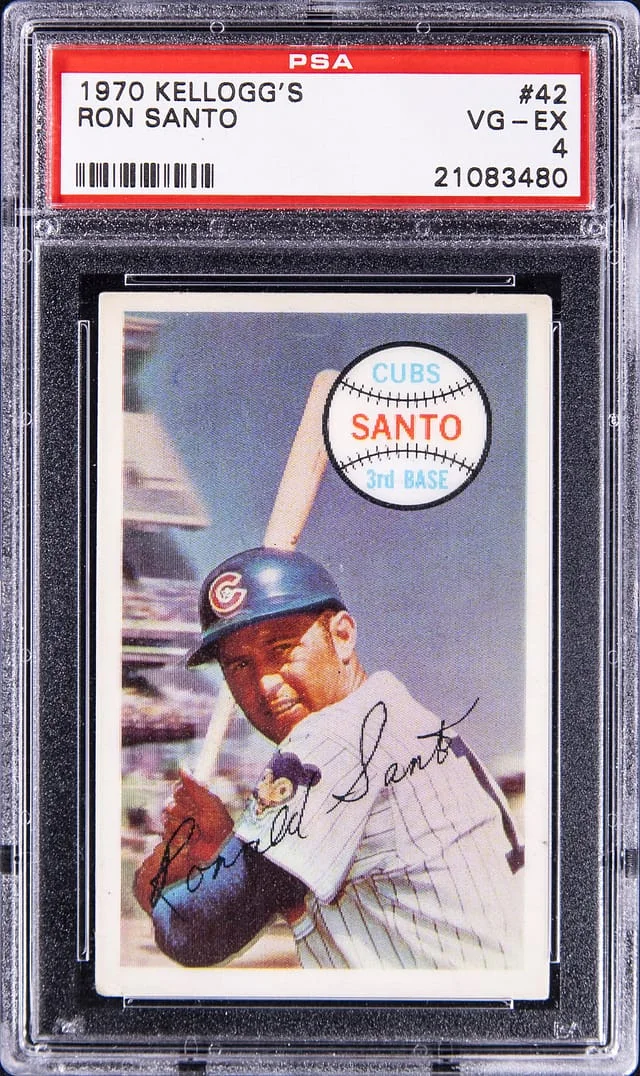1970 Kellogg's Ron Santo #42 card image