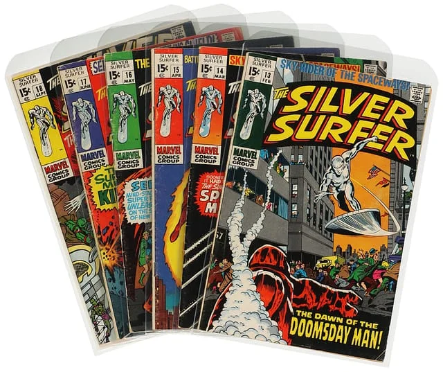 1970 Marvel) 6 Books - Raw Appearance of Doomsday Man, Battle of Silver Surfer and the Human Torch, Final Issue #1st card image