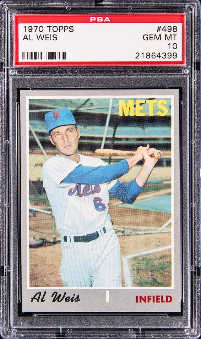 1970 Topps Al Weis #498 card image