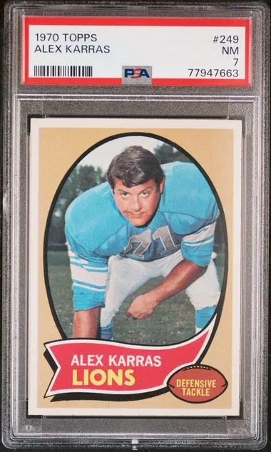 1970 Topps Alex Karras #249 card image