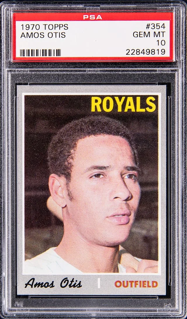 1970 Topps Amos Otis #354 card image