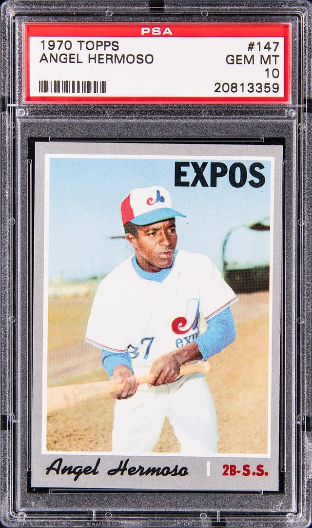 1970 Topps Angel Hermoso #147 card image