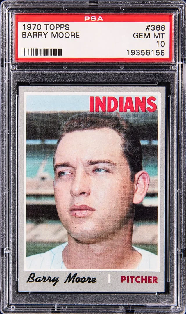 1970 Topps Barry Moore #366 card image