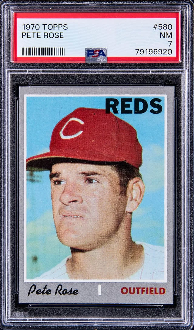 1970 Topps Baseball Pete Rose #580 card image
