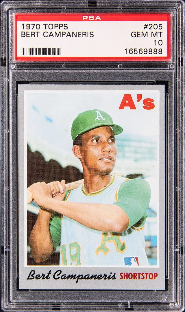 1970 Topps Bert Campaneris #205 card image
