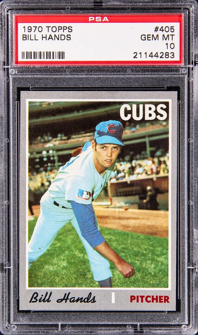 1970 Topps Bill Hands #405 card image