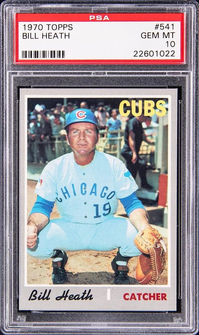 1970 Topps Bill Heath #541 card image