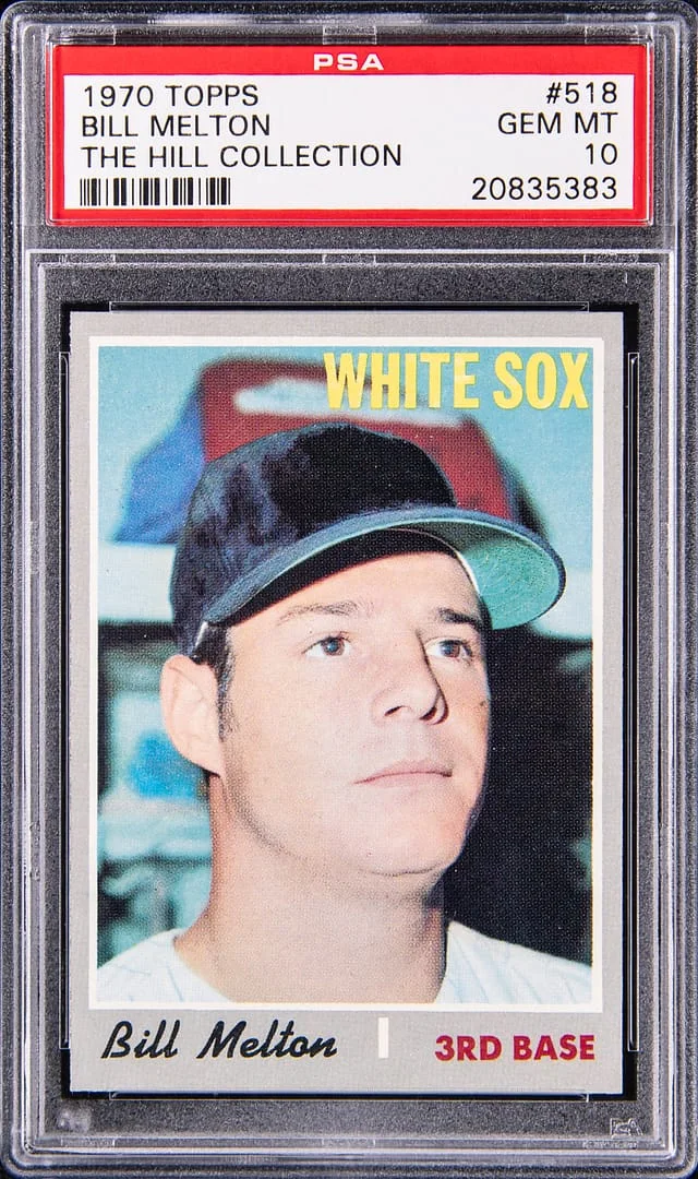 1970 Topps Bill Melton - Ex-The Hill Collection #518 card image