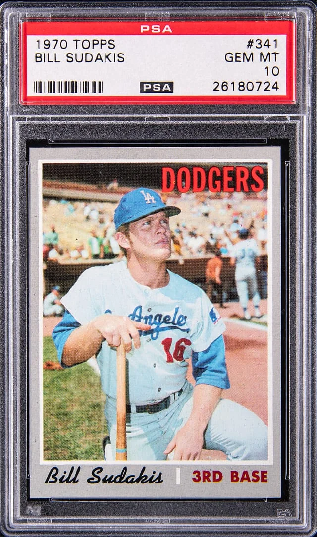 1970 Topps Bill Sudakis #341 card image