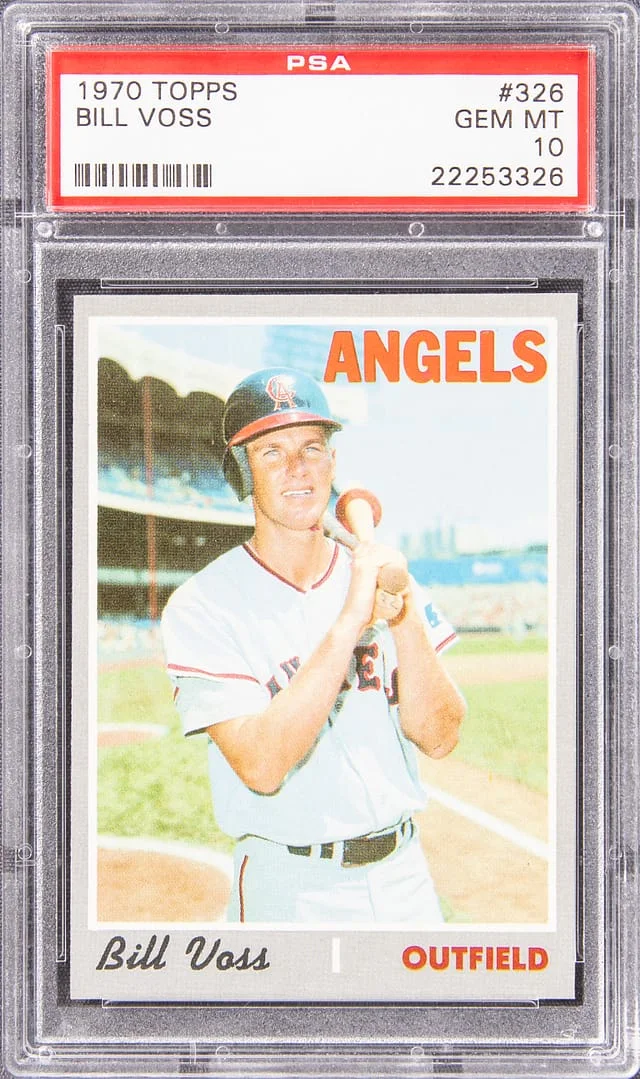 1970 Topps Bill Voss #326 card image