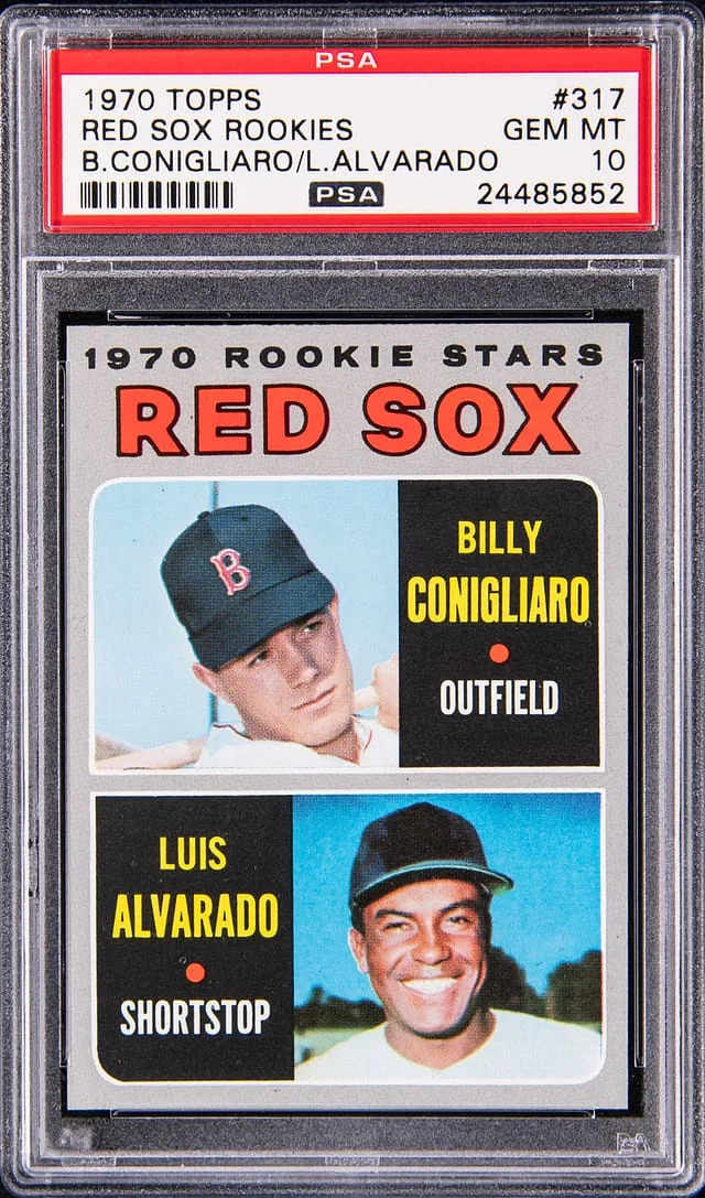 1970 Topps Billy Conigliaro/Luis Alvarado #317 card image