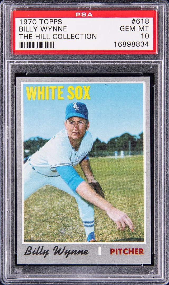 1970 Topps Billy Wynne - Ex-The Hill Collection #618 card image