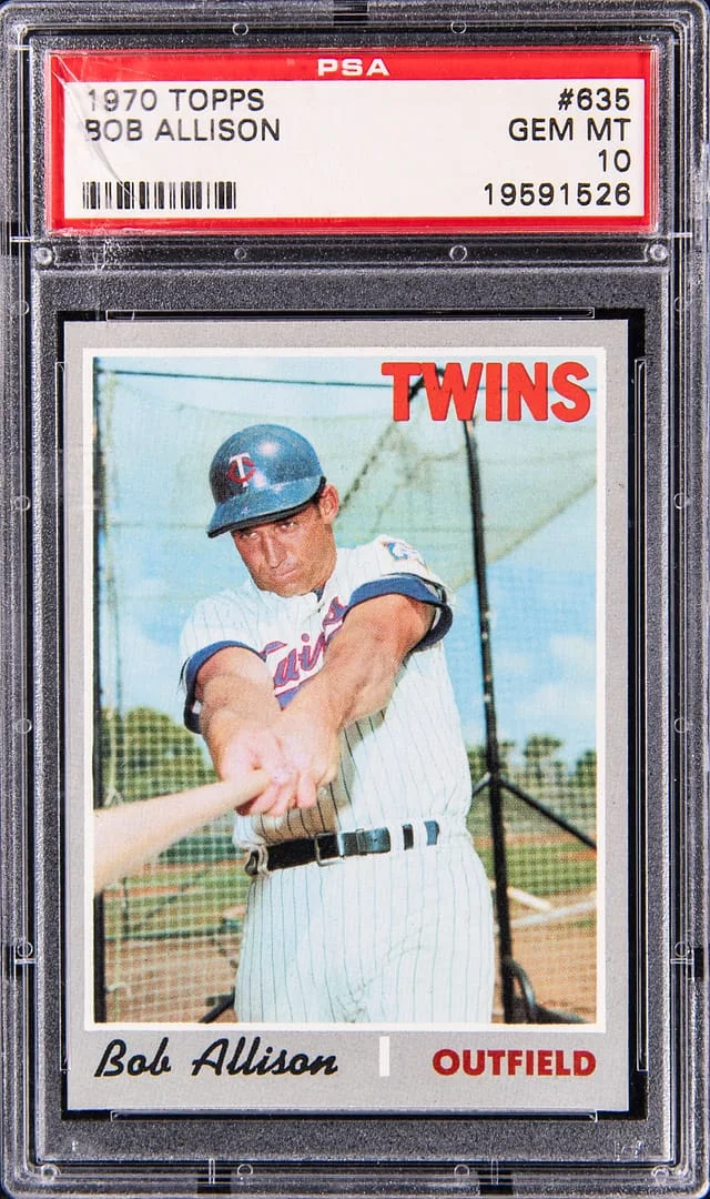 1970 Topps Bob Allison #635 card image