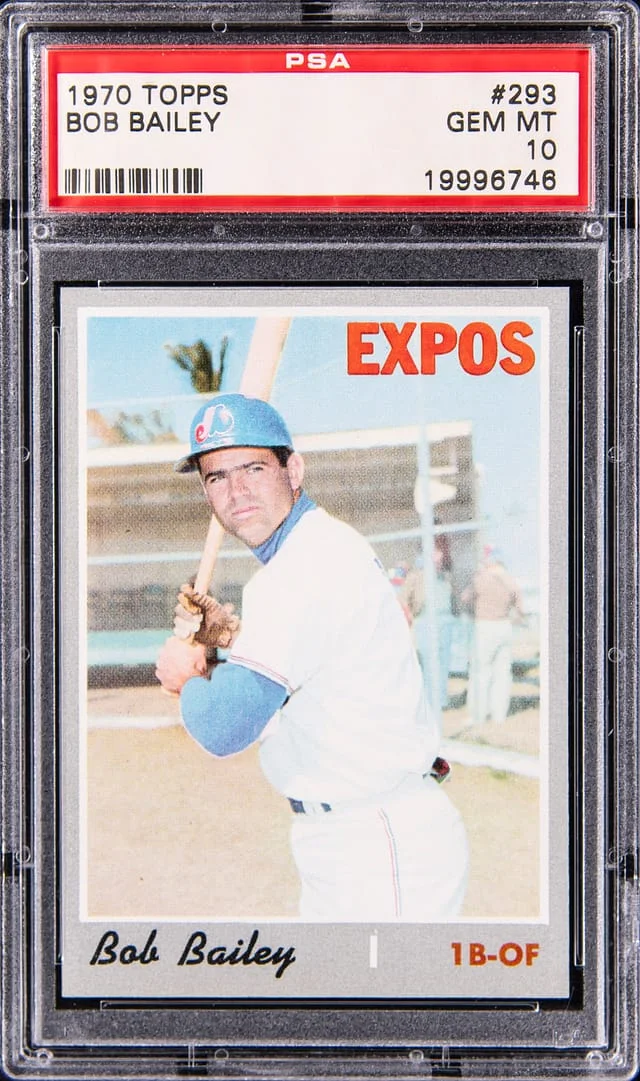 1970 Topps Bob Bailey #293 card image