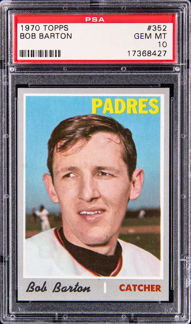 1970 Topps Bob Barton #352 card image