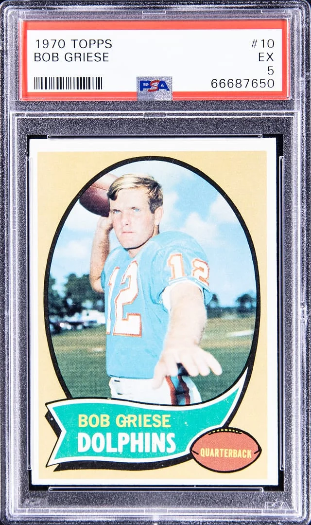 1970 Topps Bob Griese #10 card image