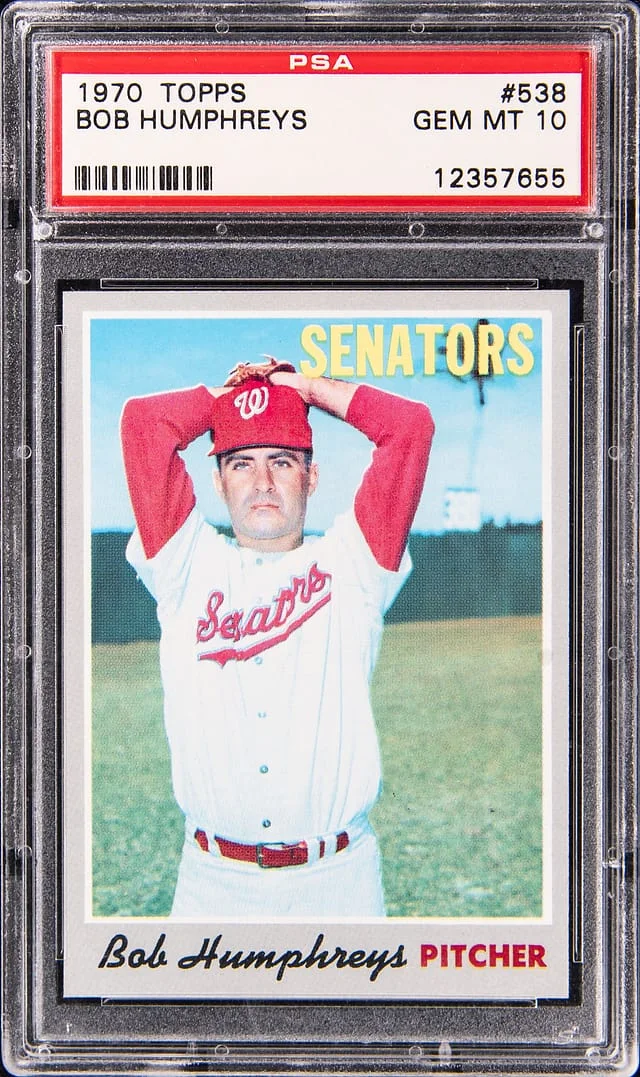 1970 Topps Bob Humphreys #538 card image