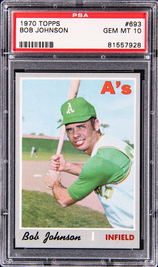 1970 Topps Bob Johnson #693 card image